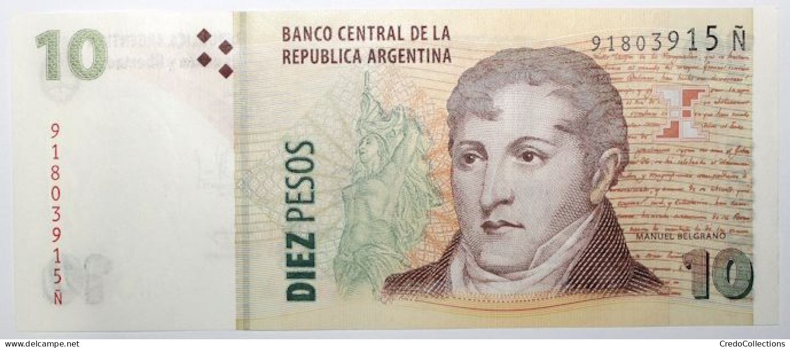 Argentine - 10 Pesos - 2014 - PICK 354b - NEUF - Argentine