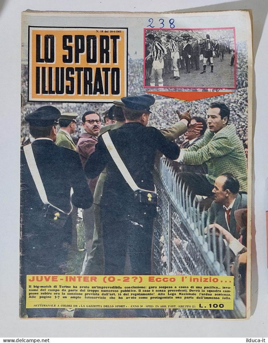 43918 Lo Sport Illustrato 1961 A. 50 N. 16 - Van Looy / Juve-Inter / Nencini - Deportes