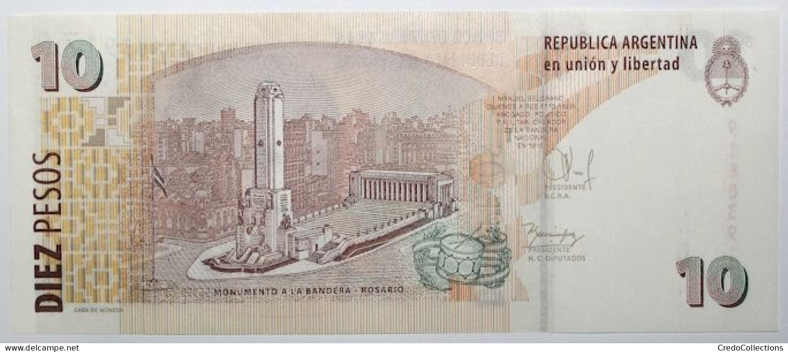 Argentine - 10 Pesos - 2014 - PICK 354b - NEUF - Argentine