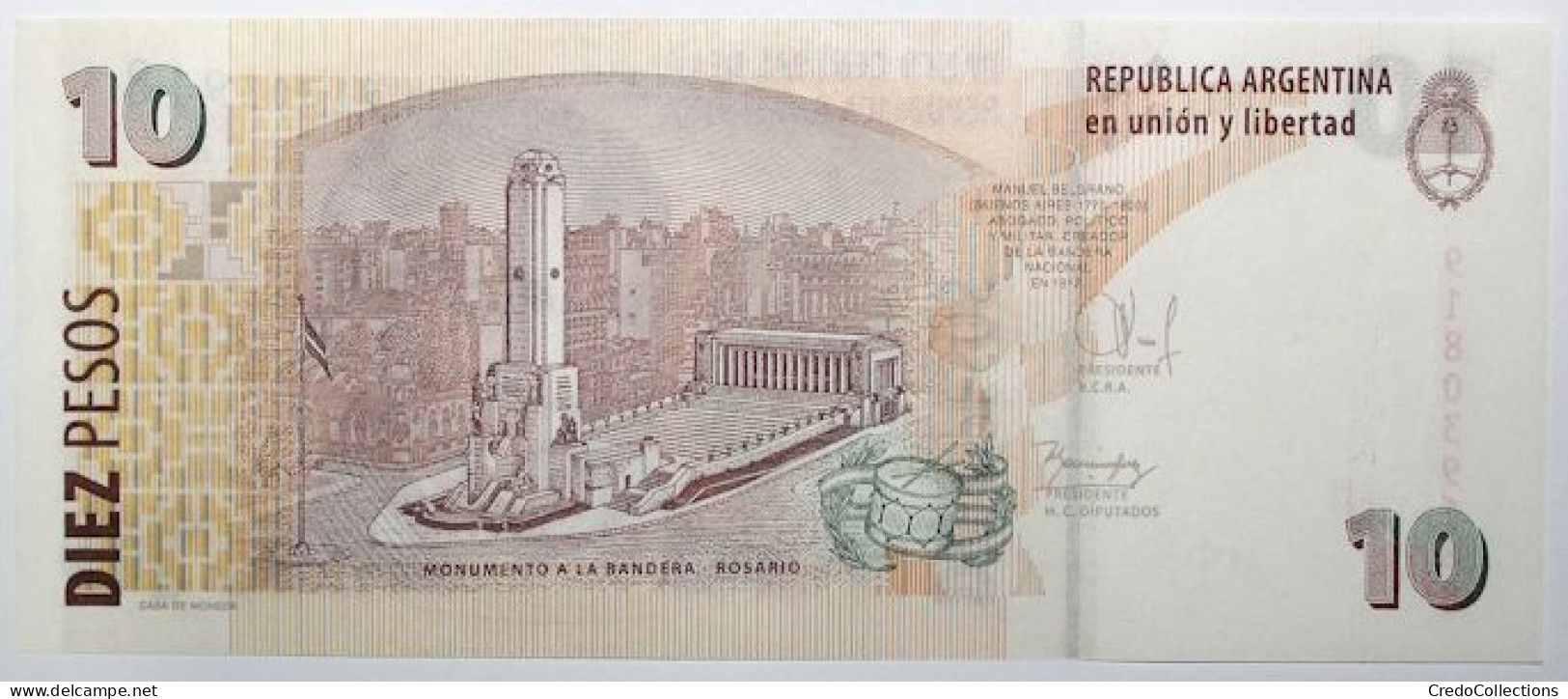 Argentine - 10 Pesos - 2014 - PICK 354b - NEUF - Argentine