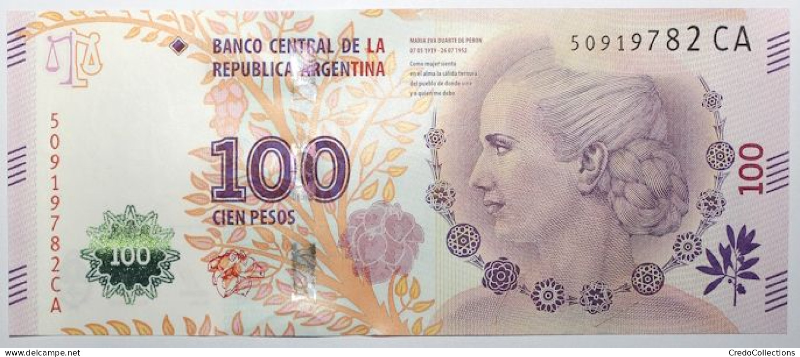 Argentine - 100 Pesos - 2016 - PICK 358c - NEUF - Argentine