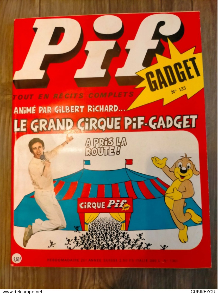 PIF GADGET N° 123  PLACID Et MUZO 1971 TTBE - Pif & Hercule