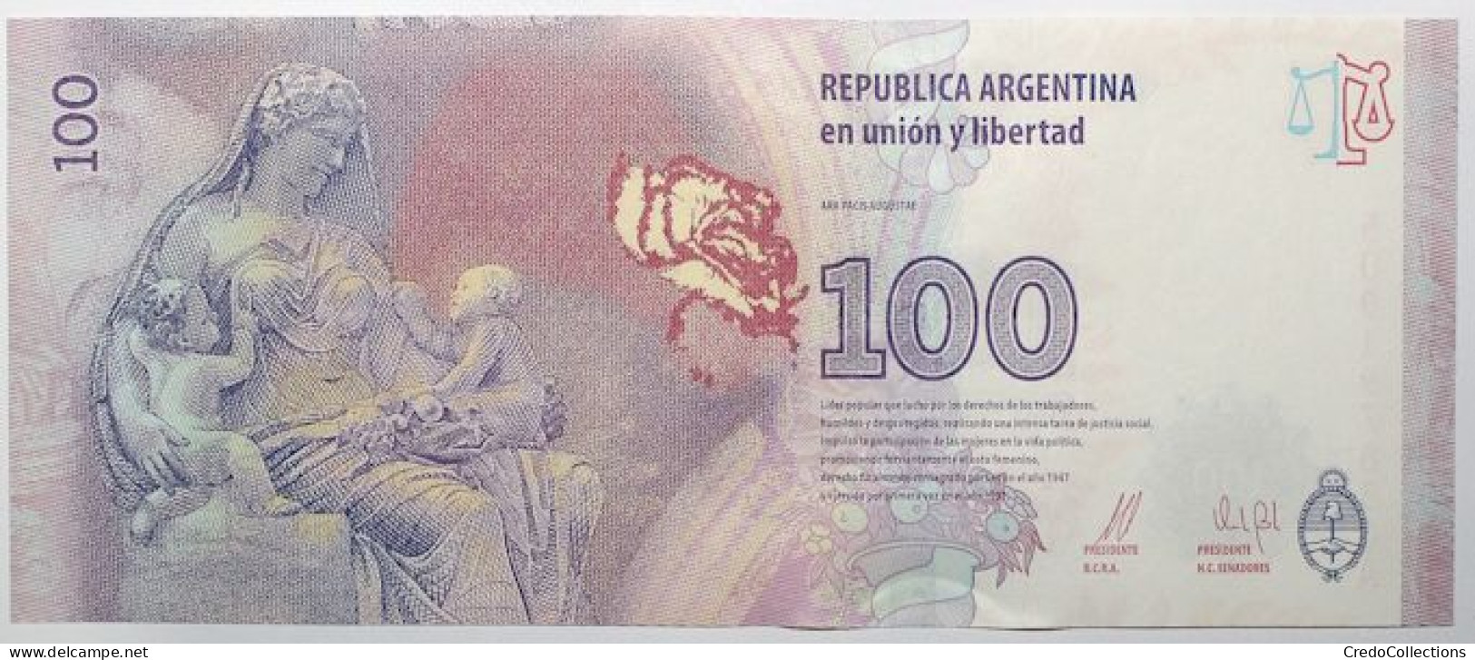 Argentine - 100 Pesos - 2016 - PICK 358c - NEUF - Argentine