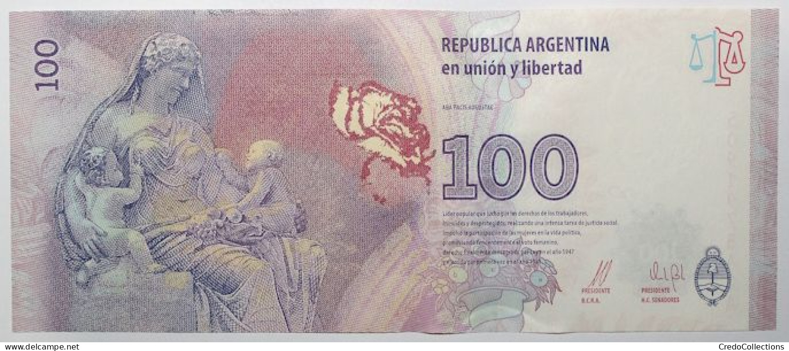 Argentine - 100 Pesos - 2016 - PICK 358c - NEUF - Argentine