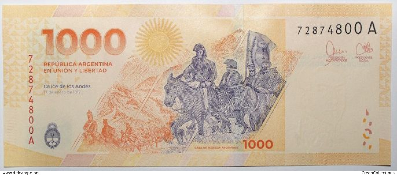 Argentine - 1000 Pesos - 2023 - PICK 370a - NEUF - Argentine