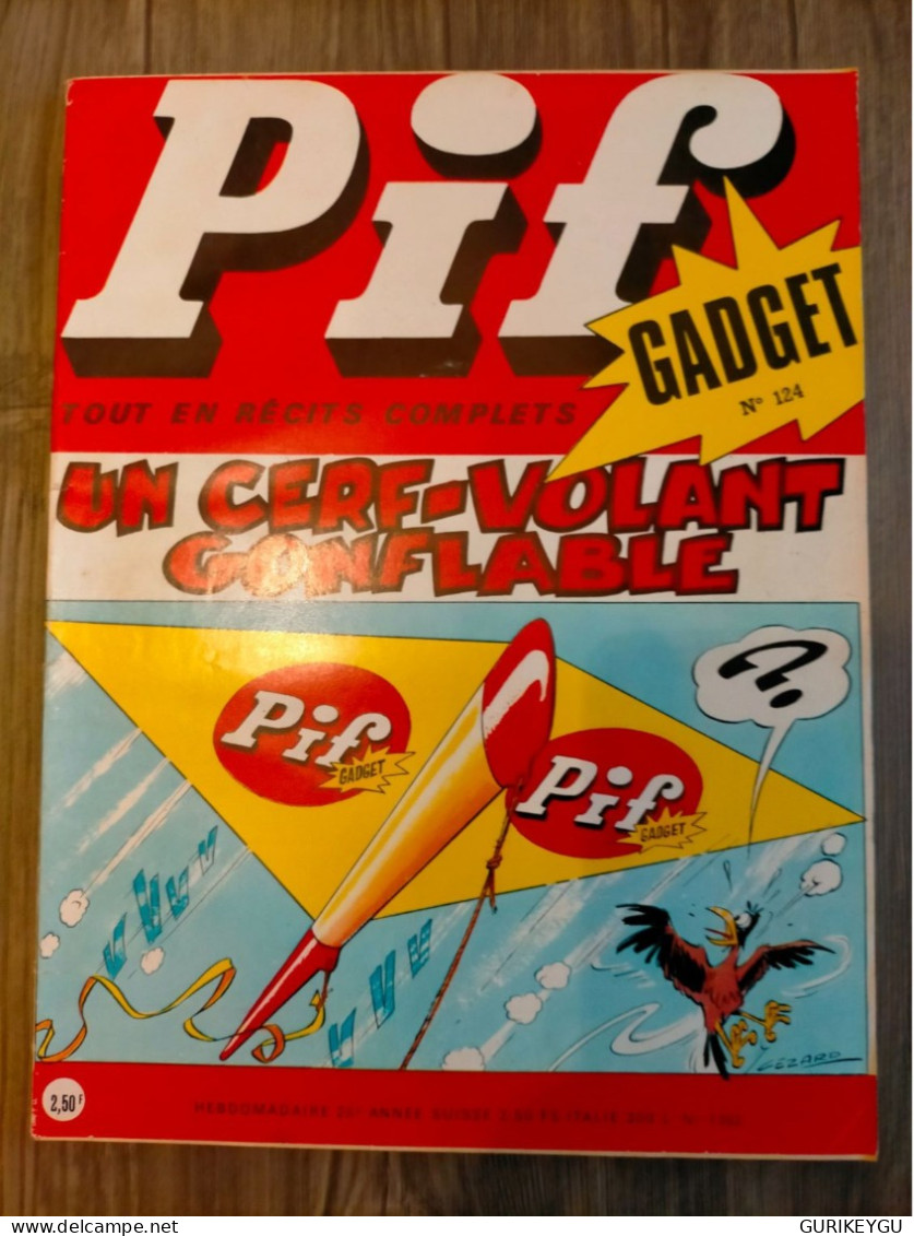 PIF GADGET N° 124  PLACID Et MUZO  1971 - Pif & Hercule