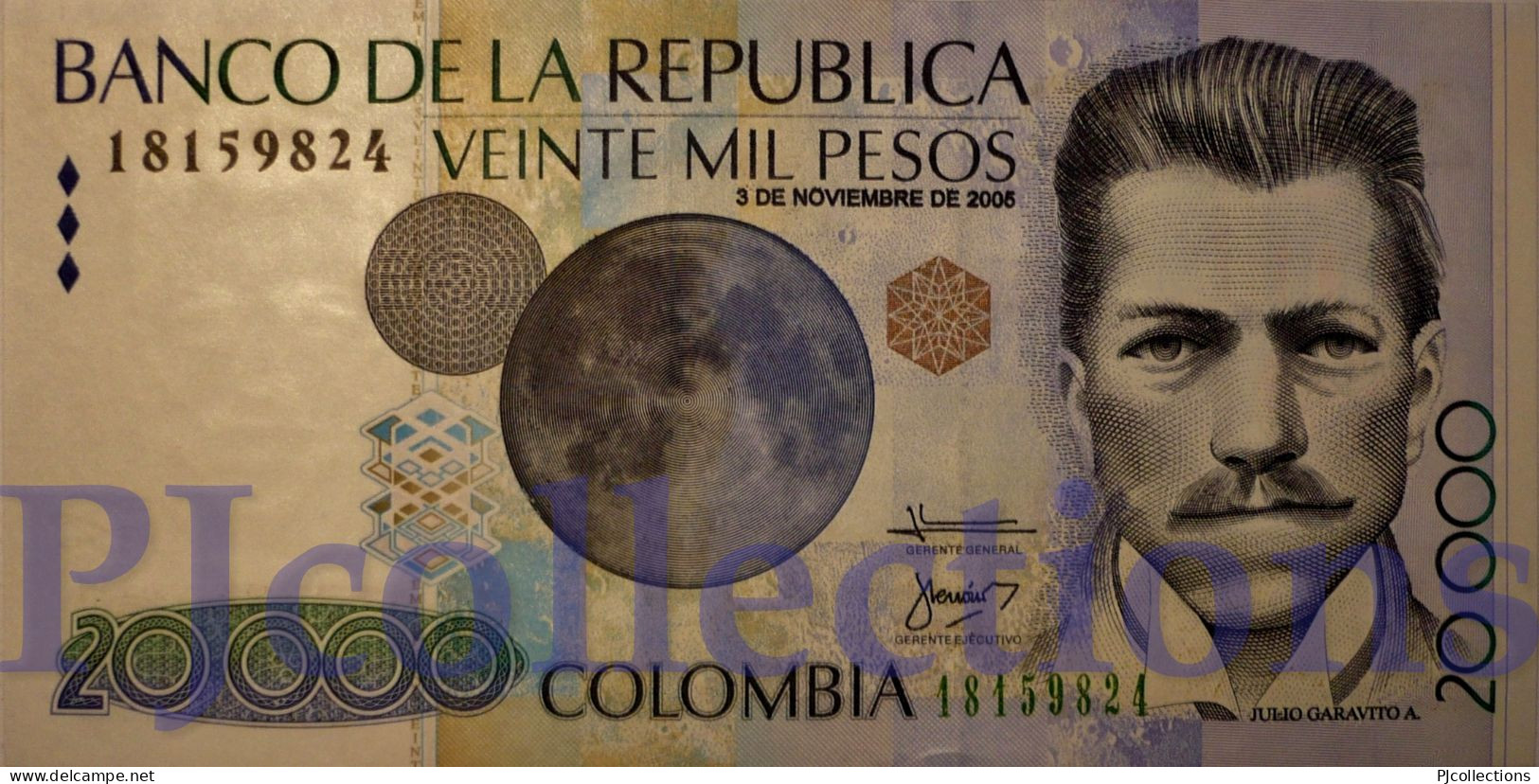 COLOMBIA 20000 PESOS ORO 2005 PICK 454k UNC - Colombia