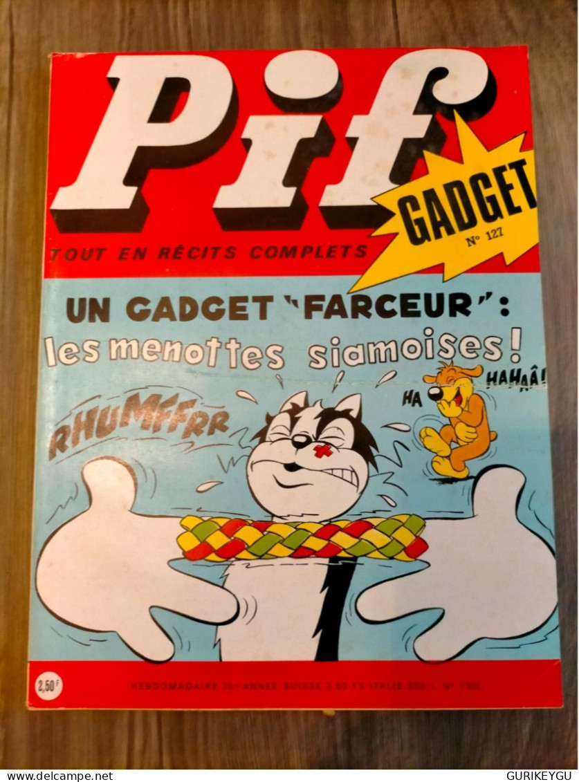 PIF GADGET N° 127  PLACID Et MUZO  1971 - Pif & Hercule
