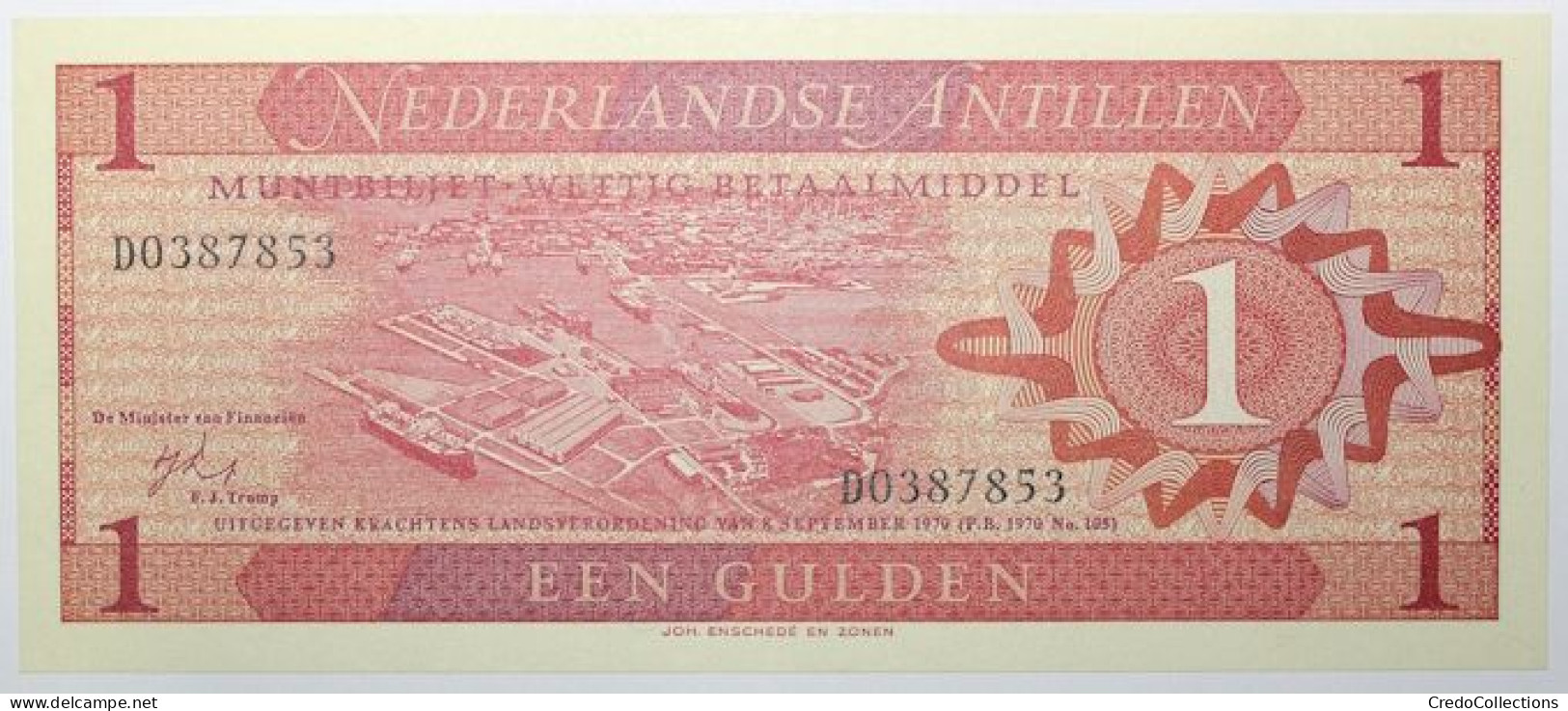 Antilles Néerlandaises - 1 Gulden - 1970 - PICK 20a - NEUF - Antilles Néerlandaises (...-1986)