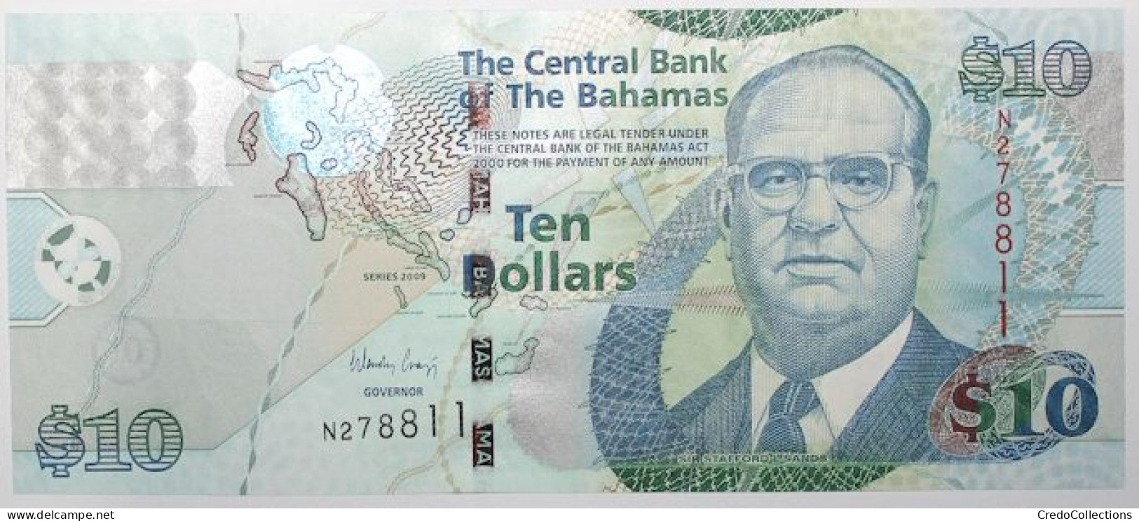 Bahamas - 10 Dollars - 2009 - PICK 73A - NEUF - Bahamas