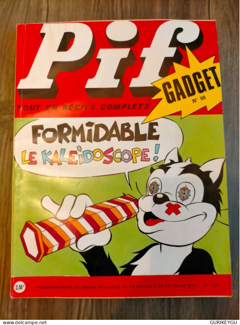 PIF GADGET N° 98  PLACID Et MUZO  1970 TTBE - Pif & Hercule