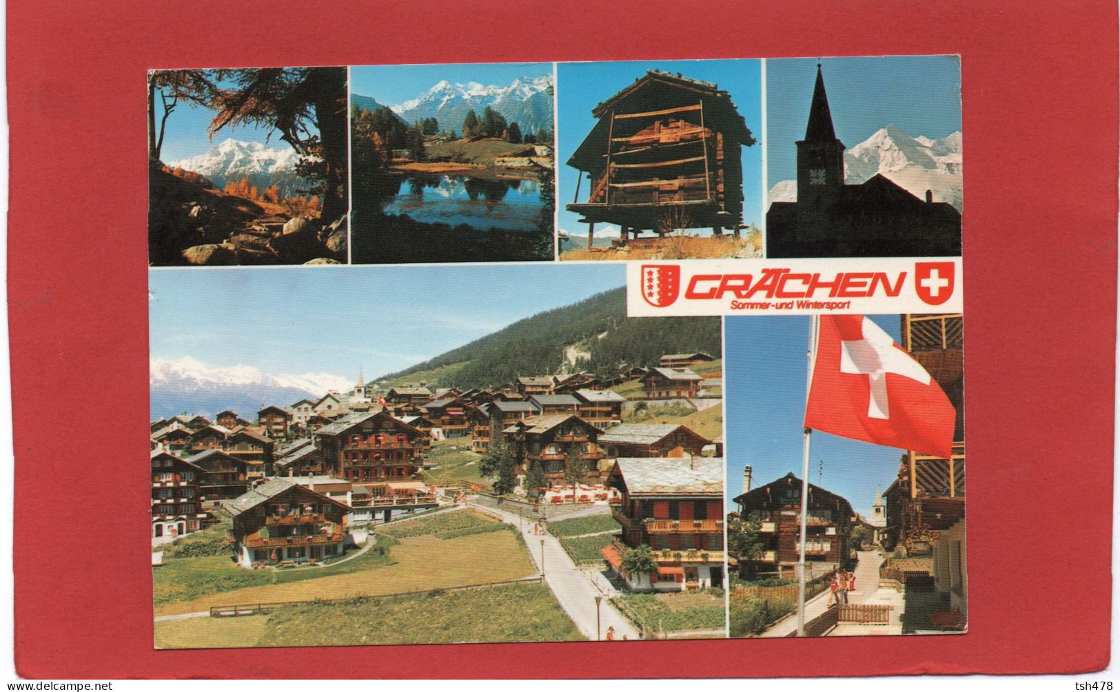 SUISSE---GRÄCHEN, WALLIS---multi-vues--voir 2 Scans - Grächen