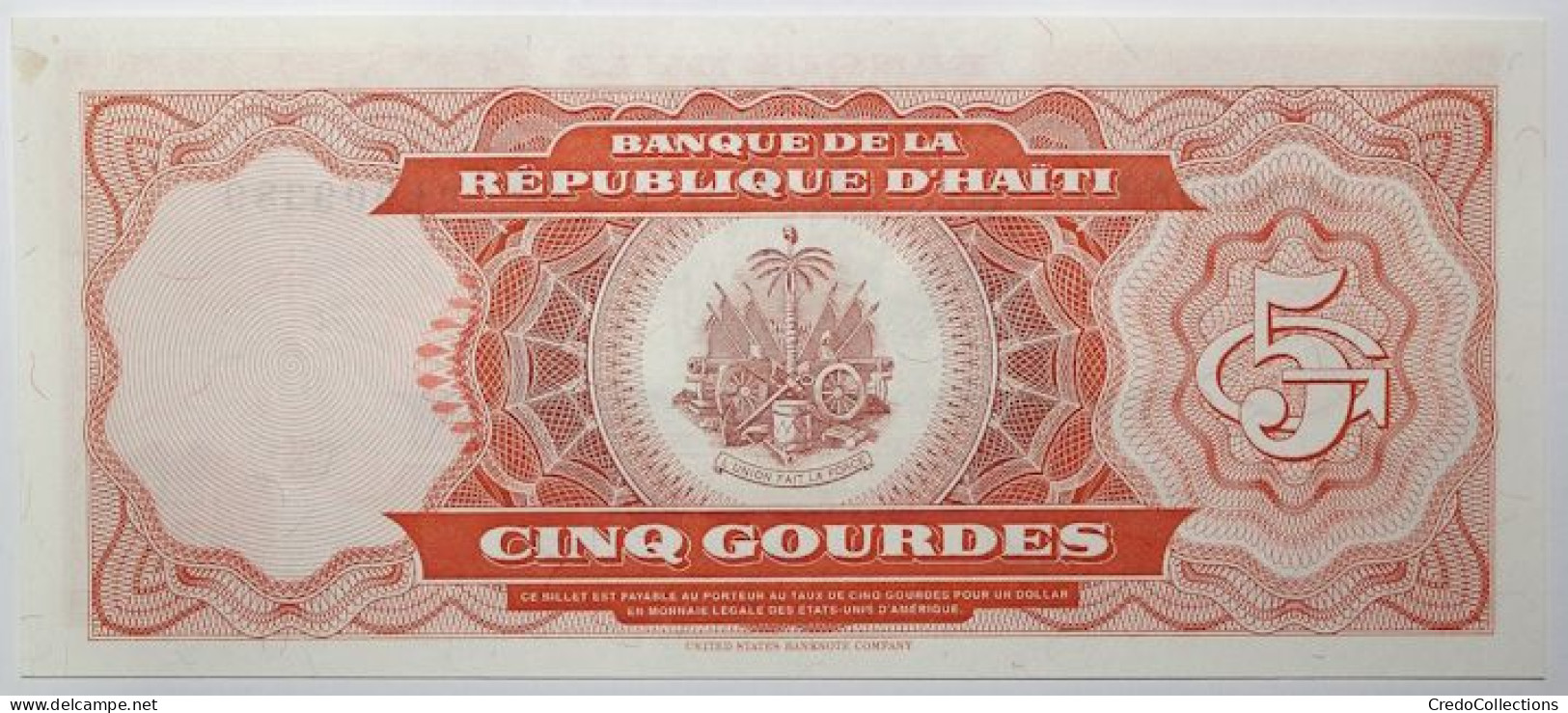 Haïti - 5 Gourdes - 1989 - PICK 255a.2 - SPL - Haiti