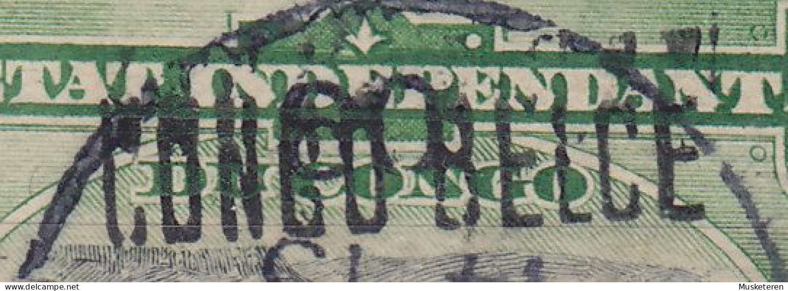 Belgian Congo 1909 Mi. 1 II, 5c. Hafen Von Matadi ERROR Variety Surchargé Overprint 'CONGO BELCE', KAGONGO Cancel - Used Stamps