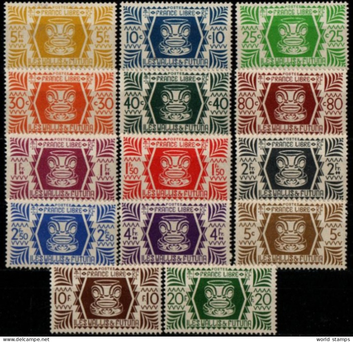 WALLIS ET FUTUNA 1944 * - Unused Stamps