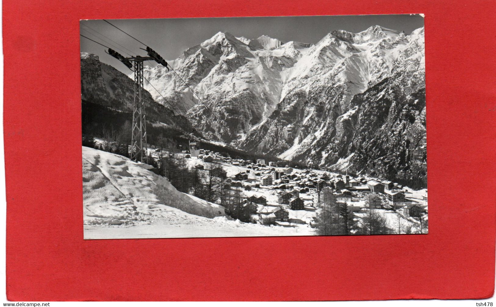 SUISSE---GRÄCHEN, WALLIS---Luftseilbahn Hannigalp---voir 2 Scans - Grächen