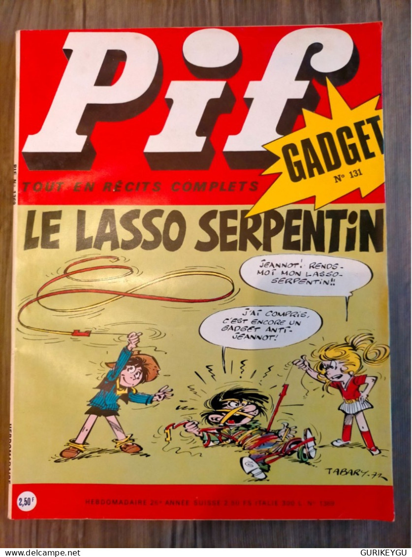 PIF GADGET N° 131 PLACID Et MUZO 1971 TBE - Pif & Hercule