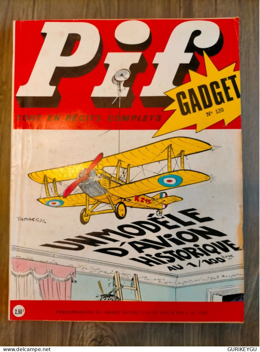 PIF GADGET N° 120 PLACID Et MUZO 1971 TBE - Pif & Hercule
