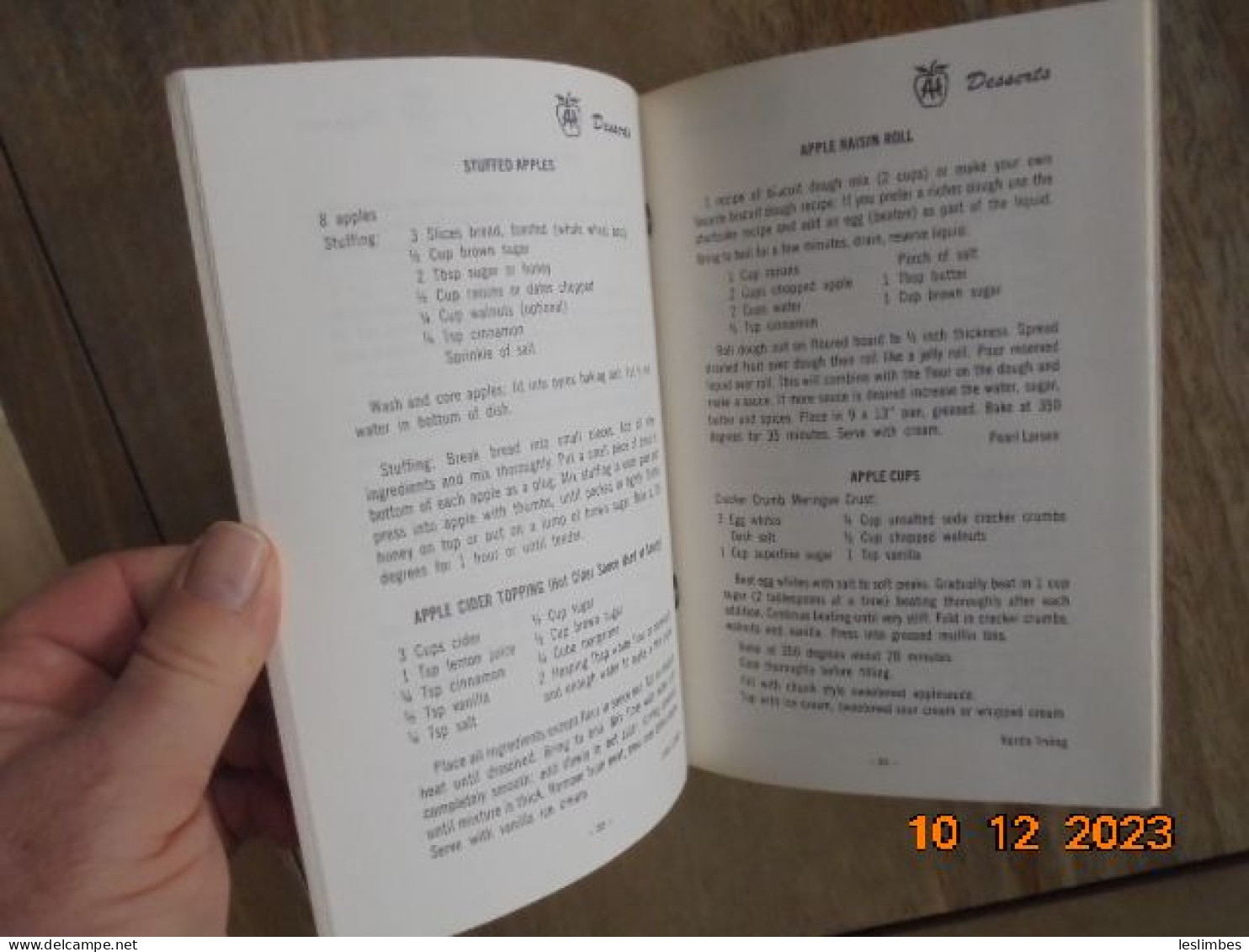 Apple Hill Recipes [11th Edition 1980] - Clarise Larsen, Et Al - Apple Hill Grower's Association - Camino, California - Americana