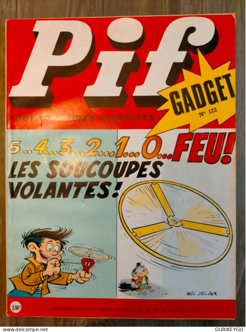 PIF GADGET N° 122 PLACID Et MUZO 1971 TTBIEN - Pif & Hercule