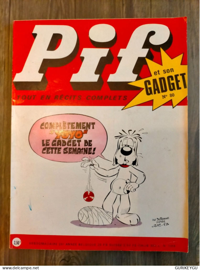 PIF GADGET N° 80 PLACID Et MUZO 1970 TTBIEN - Pif & Hercule