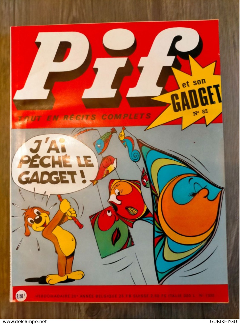 PIF GADGET N° 82 PLACID Et MUZO 1970 TTBIEN - Pif & Hercule