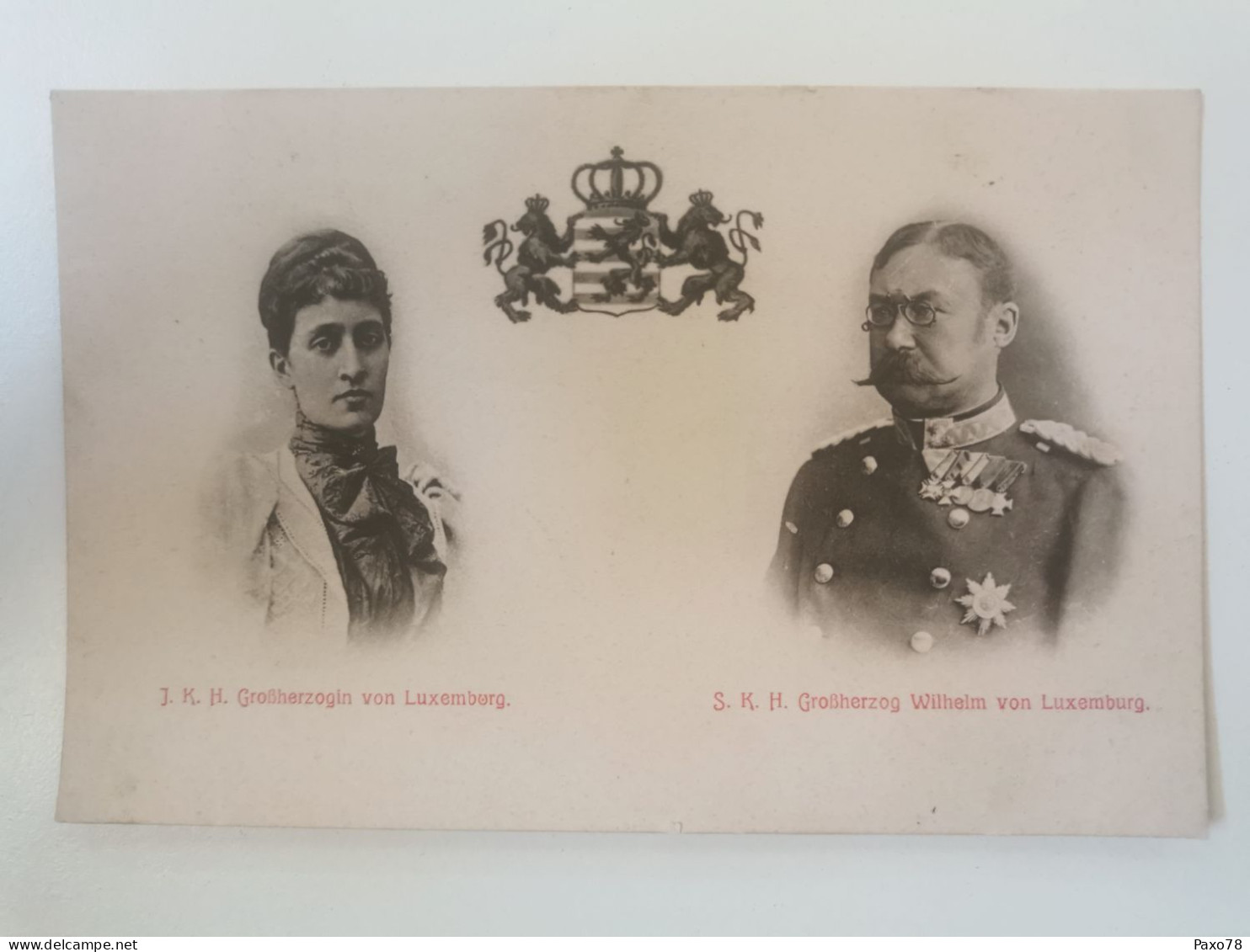 Grand Duc Wilhelm IV Et Grand-Duchesse Anna De Luxembourg - Famiglia Reale