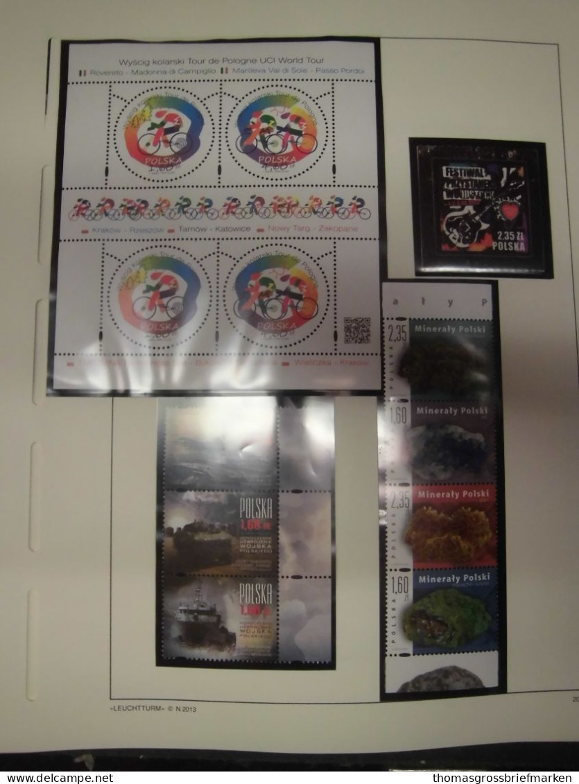 Sammlung Polen 2010+2011+2012+2013 Postfrisch Komplett + B Incl. Blocks (1081) - Unused Stamps