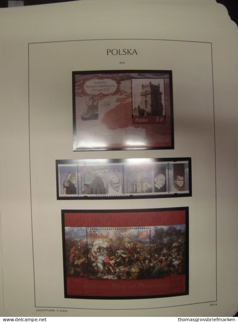 Sammlung Polen 2010+2011+2012+2013 postfrisch komplett + B incl. Blocks (1081)