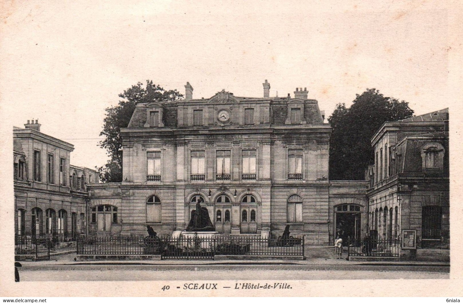 20839   SCEAUX L Hôtel De Ville    92  ( 2 Scans) - Sceaux