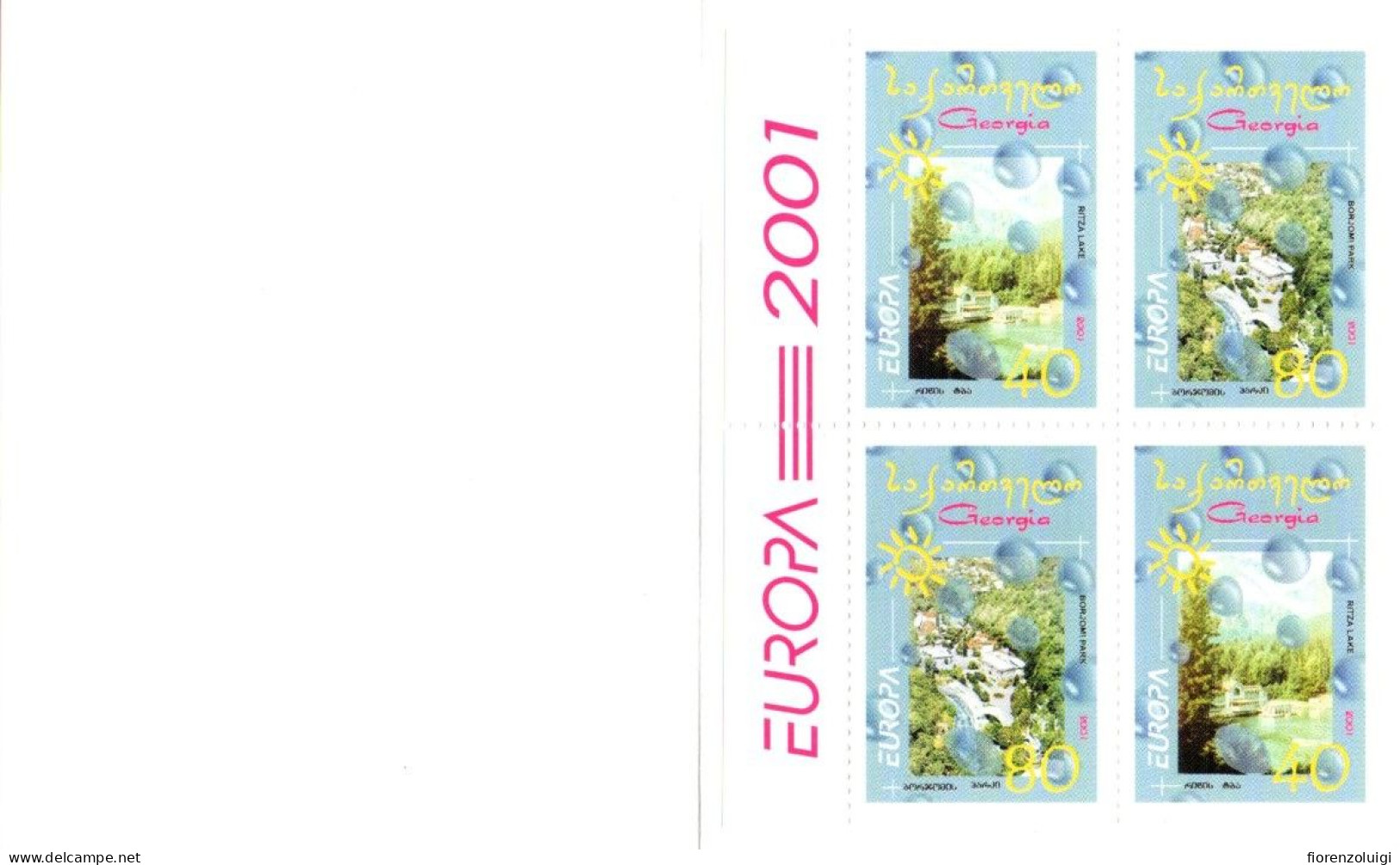 EUROPA CEPT 2001 GEORGIA LIBRETTO / BOOKLET MNH** - 2001