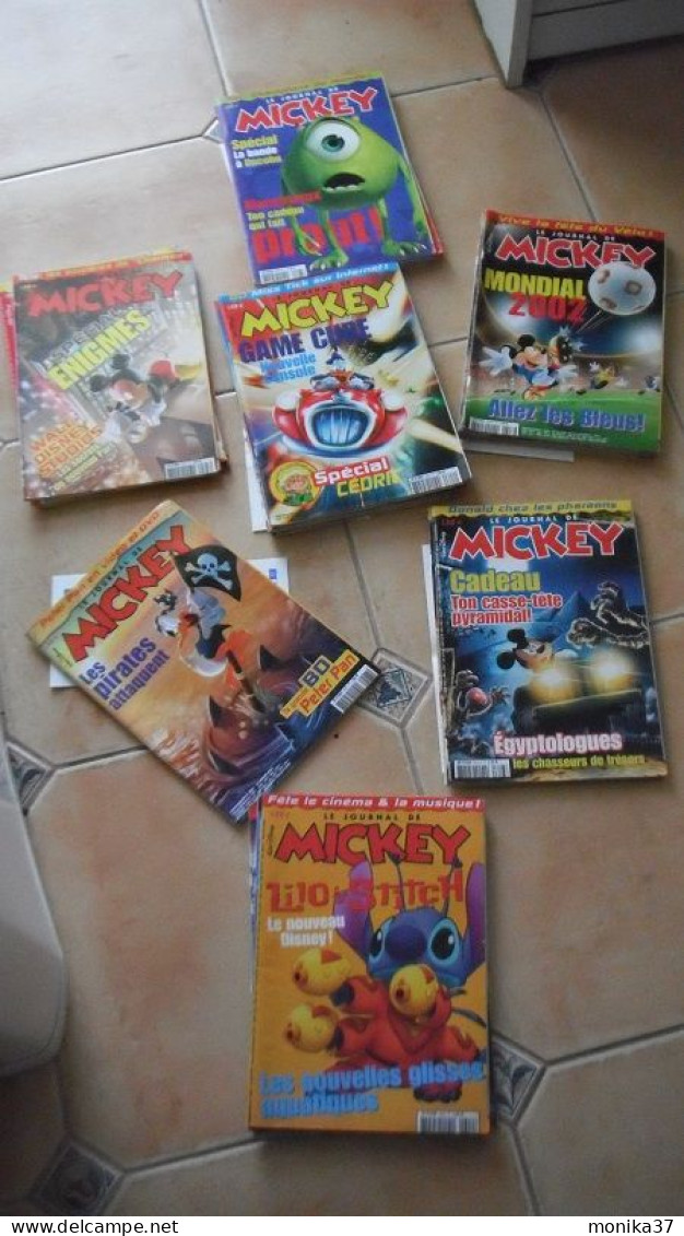5 Kg De Magazines De MiCKEY Des Années 1990 2000 - Disney