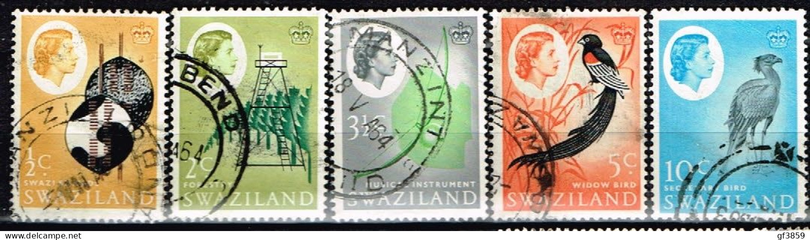 SWAZILAND / Oblitérés /Used / 1962 - Série Courante / Reine Elizabeth II Et Sujets Divers - Swasiland (...-1967)