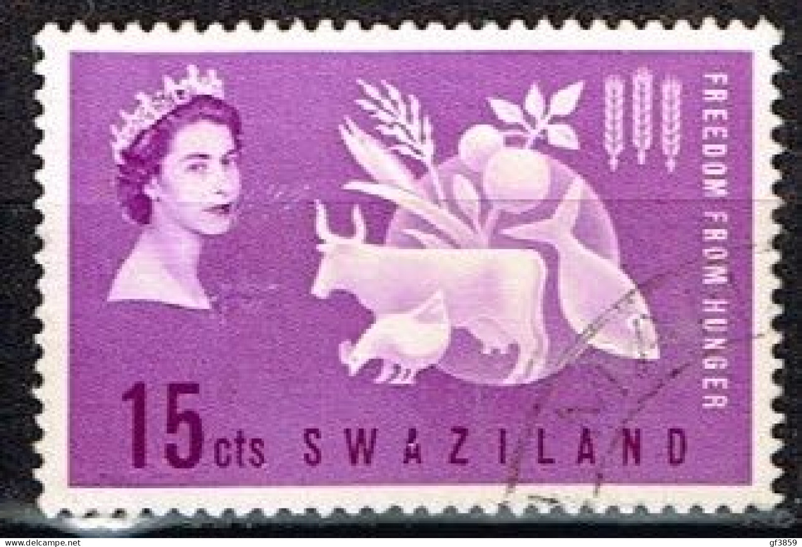 SWAZILAND / Oblitérés /Used / 1963 - Campagne Mondiale Contre La Faim - Swasiland (...-1967)