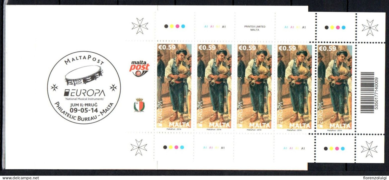 EUROPA CEPT 2014 MALTA LIBRETTO / BOOKLET MNH** - 2014