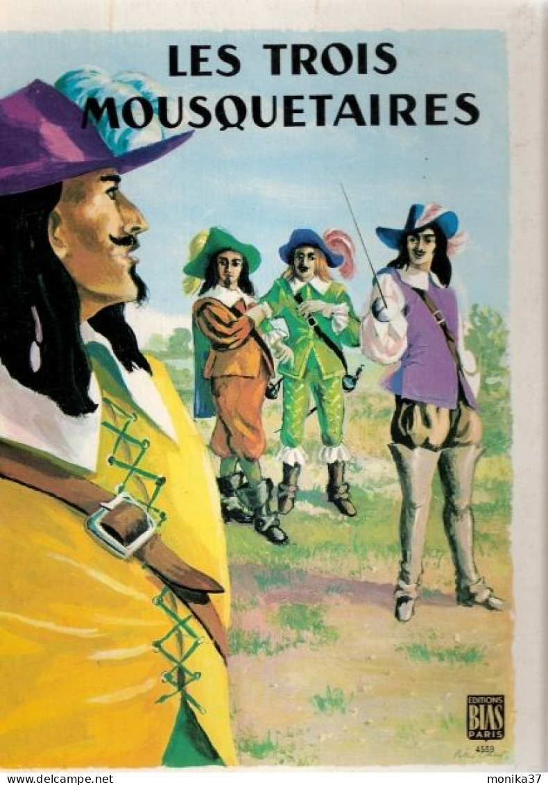 Livre De Conte Pour Enfant Les 3 Mousquetaires De 1956 éditions Bias - Cuentos