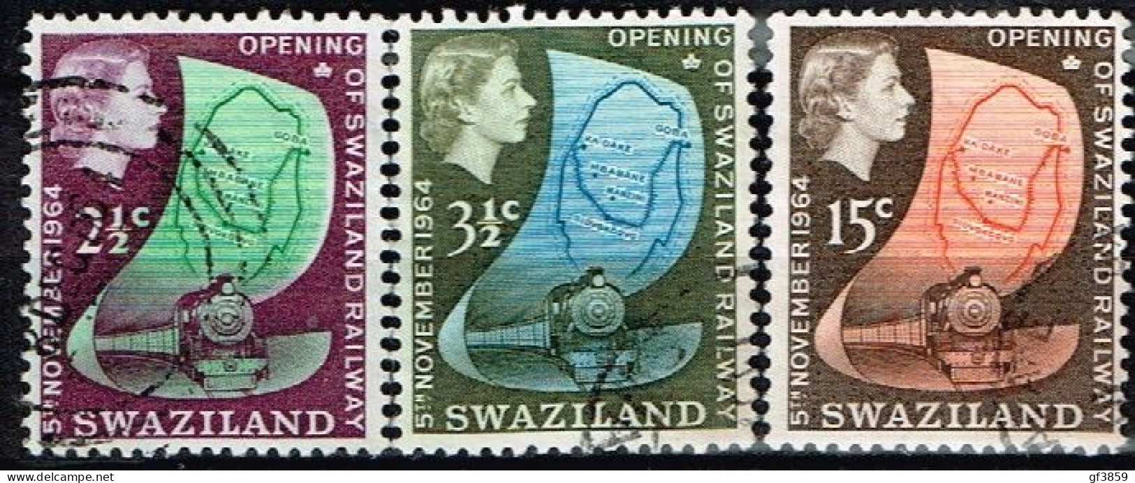 SWAZILAND / Oblitérés /Used / 1964 - Inauguration Des Chemins De Fer - Swaziland (...-1967)