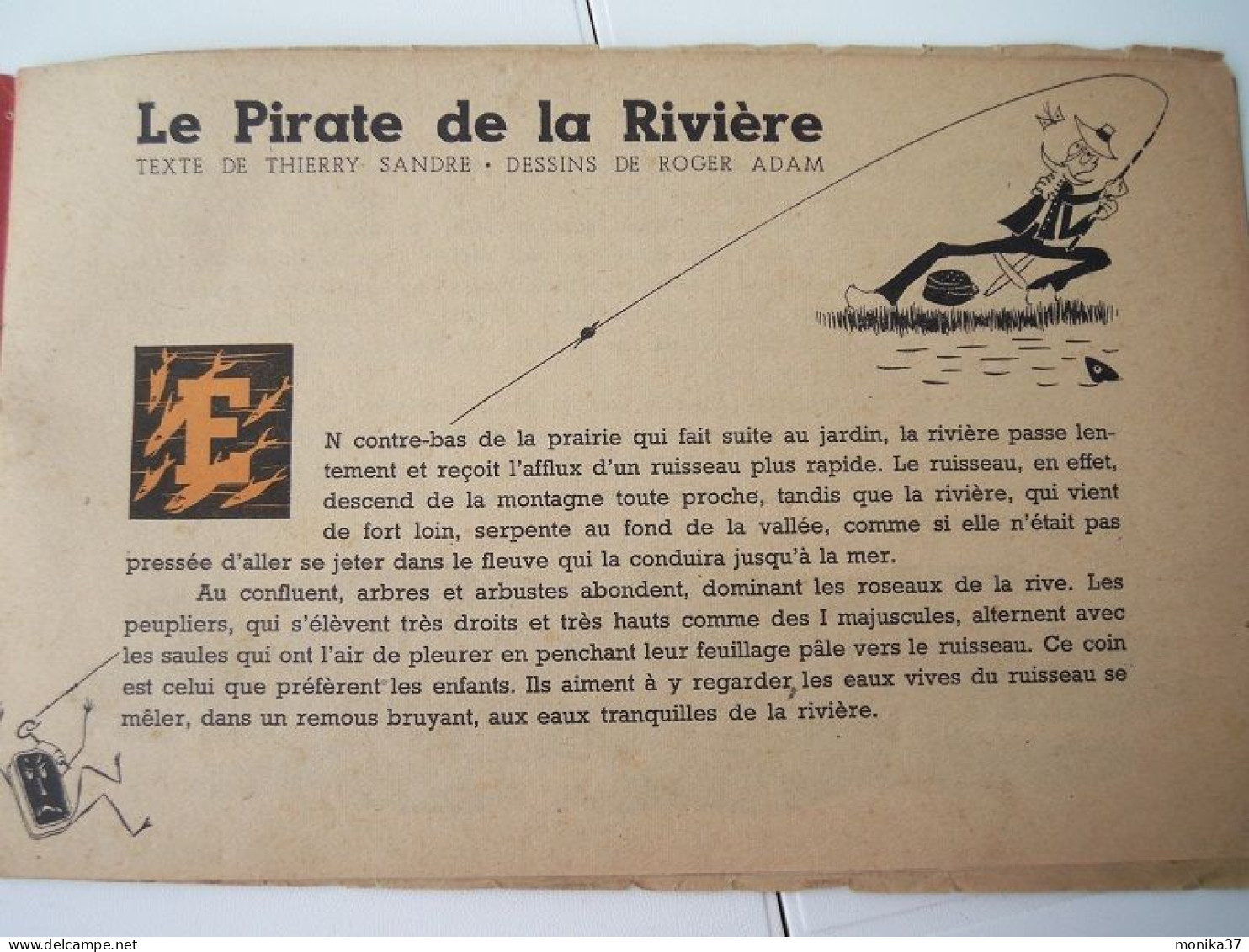 Livre Enfant Le Pirate De La Rivière De 1941 - Contes