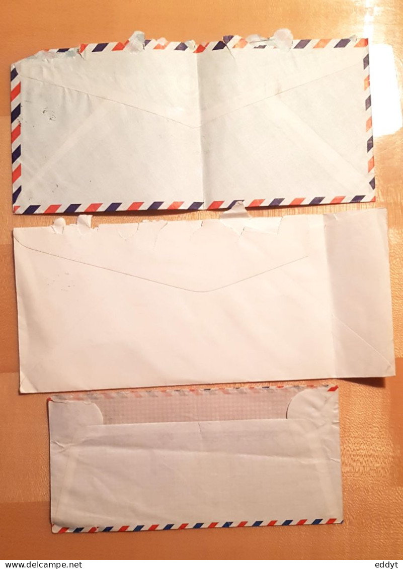 3 ENVELOPPES + TIMBRES du JAPON affranchis des années 1960 - N° 3