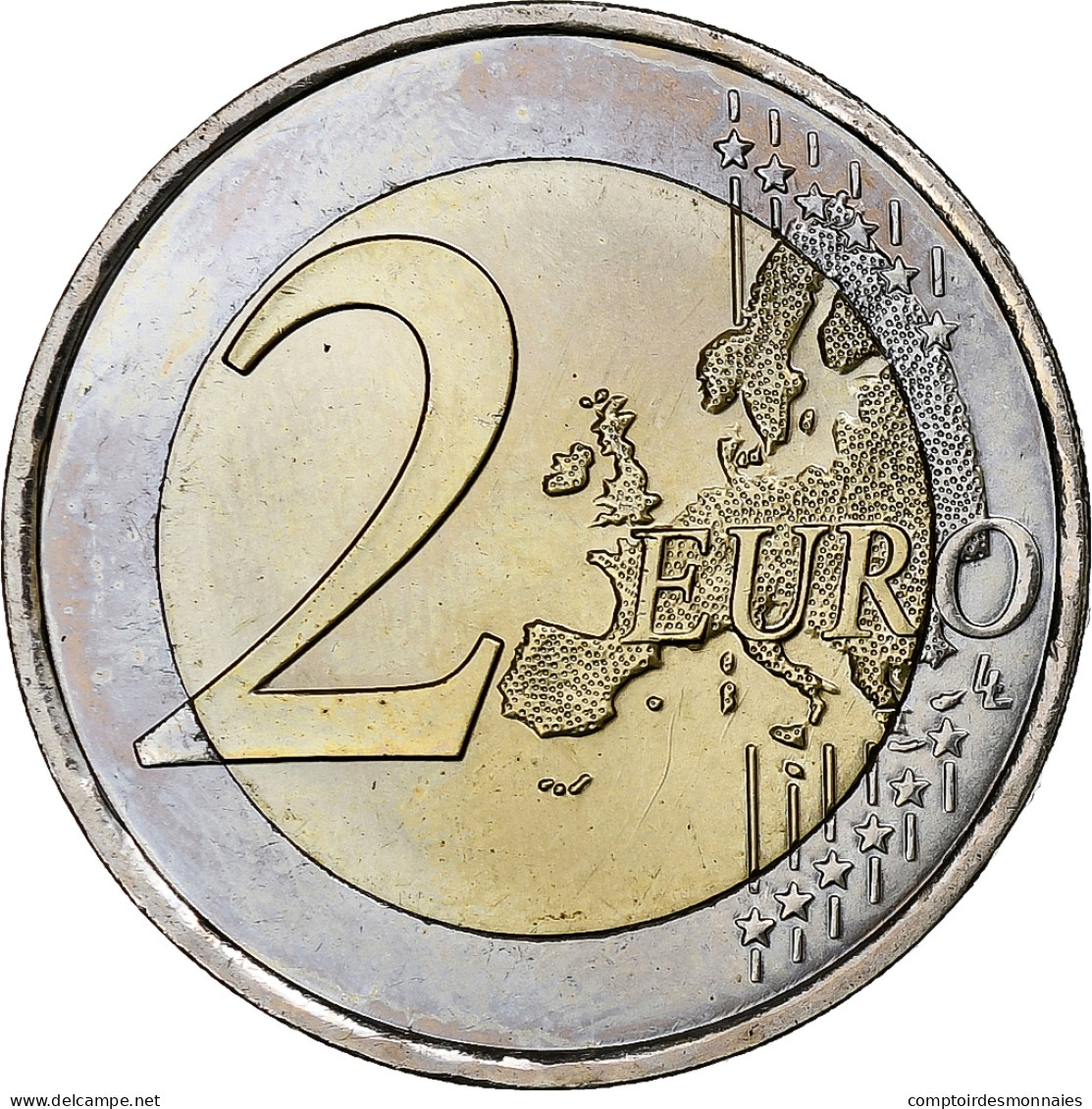 Luxembourg, 2 Euro, Traité De Rome 50 Ans, 2007, Paris, SUP+, Bimétallique - Lussemburgo