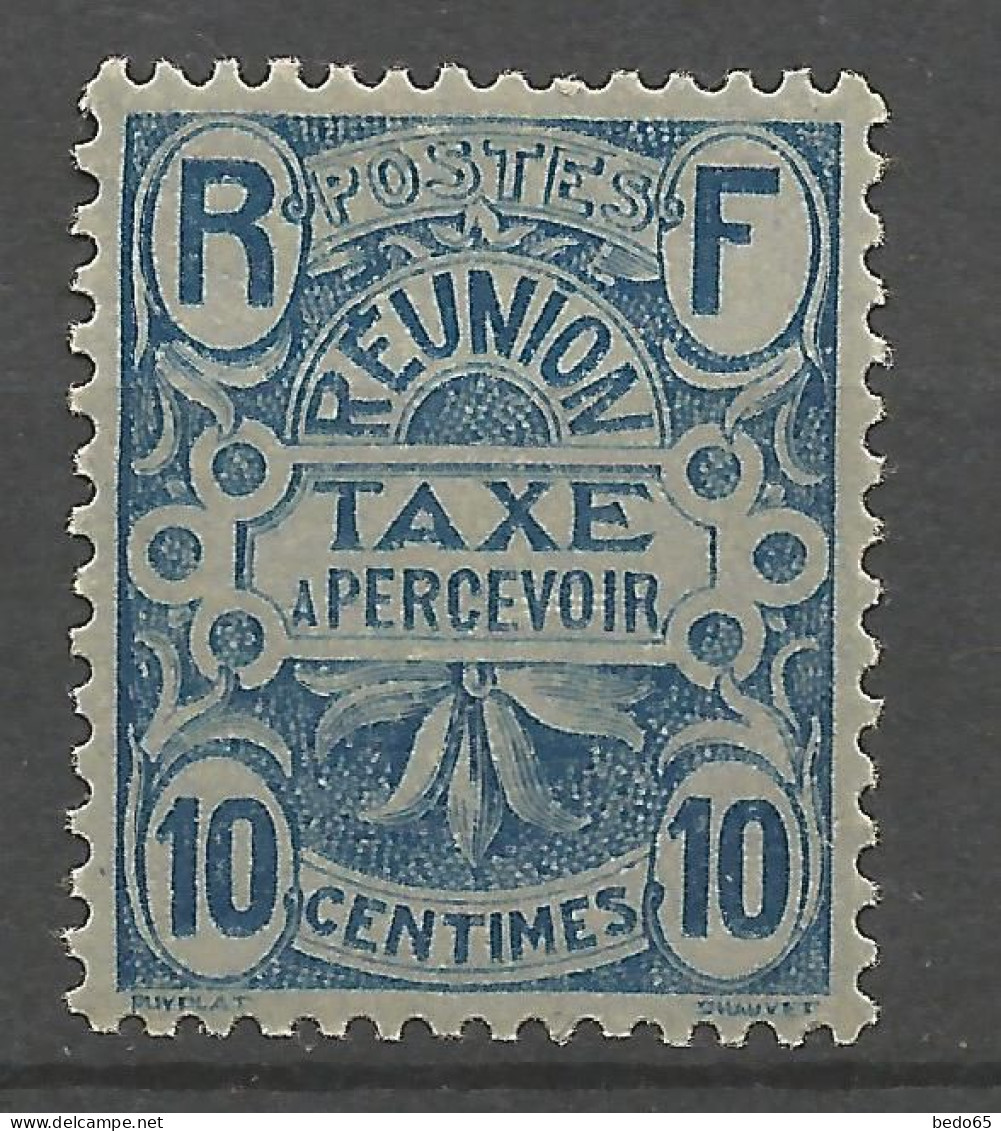 REUNION TAXE N° 7 NEUF*  CHARNIERE / Hinge / MH - Timbres-taxe