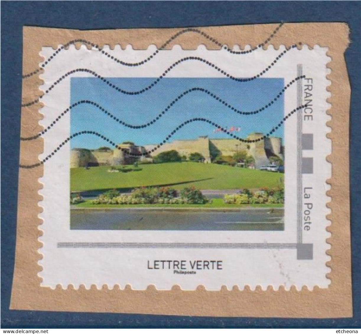 Muraille De Ville Fortifiée Sur Fragment - Used Stamps