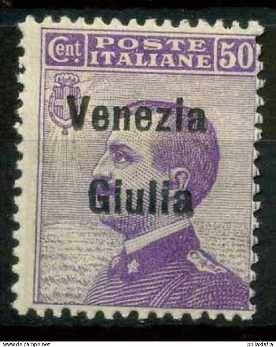 Venezia Giulia 1918 Sass. 27 Neuf * MH 100% Venise Giulia Surchargé - Venezia Giulia