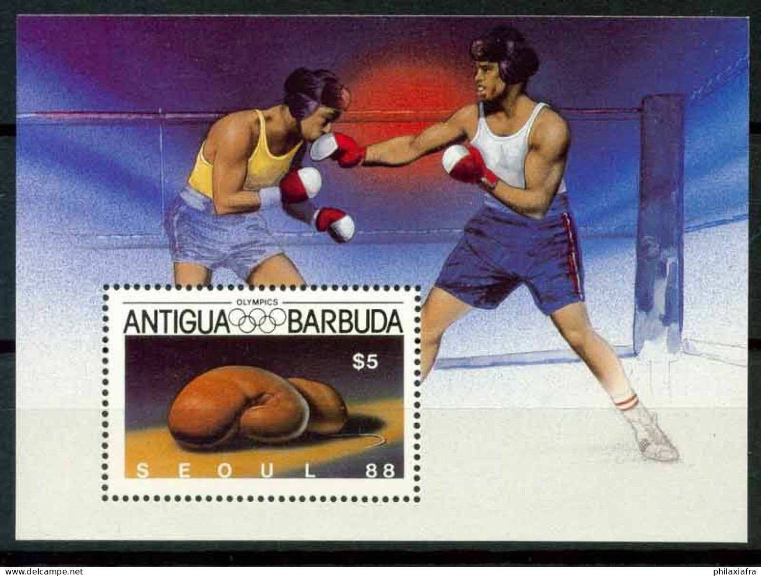 Antigua 1987 SG MS1090 Bloc Feuillet 100% ** Jeux Olympiques, Séoul - Andere & Zonder Classificatie