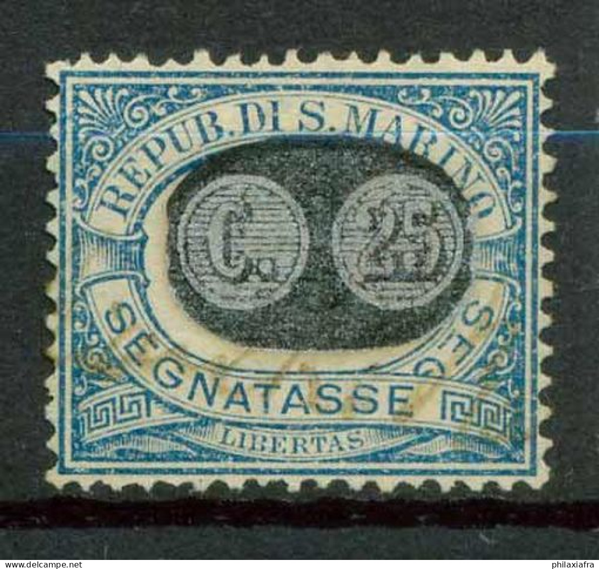 Saint Marin 1931 Sass. SS40 Oblitéré 100% - Timbres-taxe