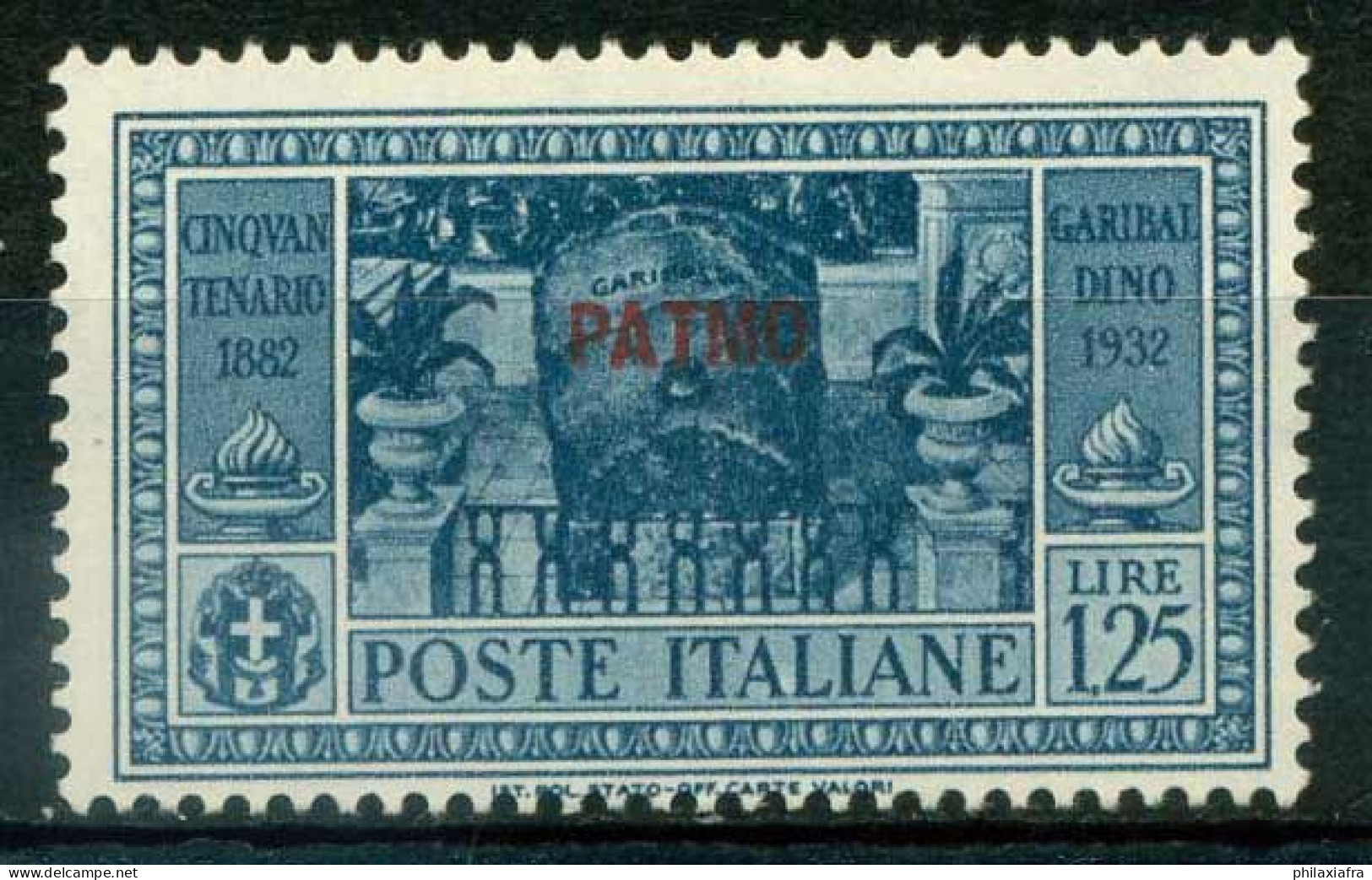 Patmos 1932 Sass. 23 Neuf * MH 100% Garibaldi - Ägäis (Patmo)