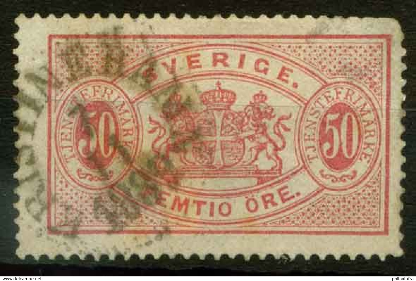 Suède 1874 SG O39a Oblitéré 60% - Dienstmarken