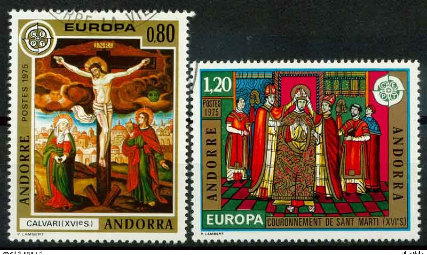 Andorre Français 1975 SG F262 Oblitéré 100% Europe CEPT - Used Stamps