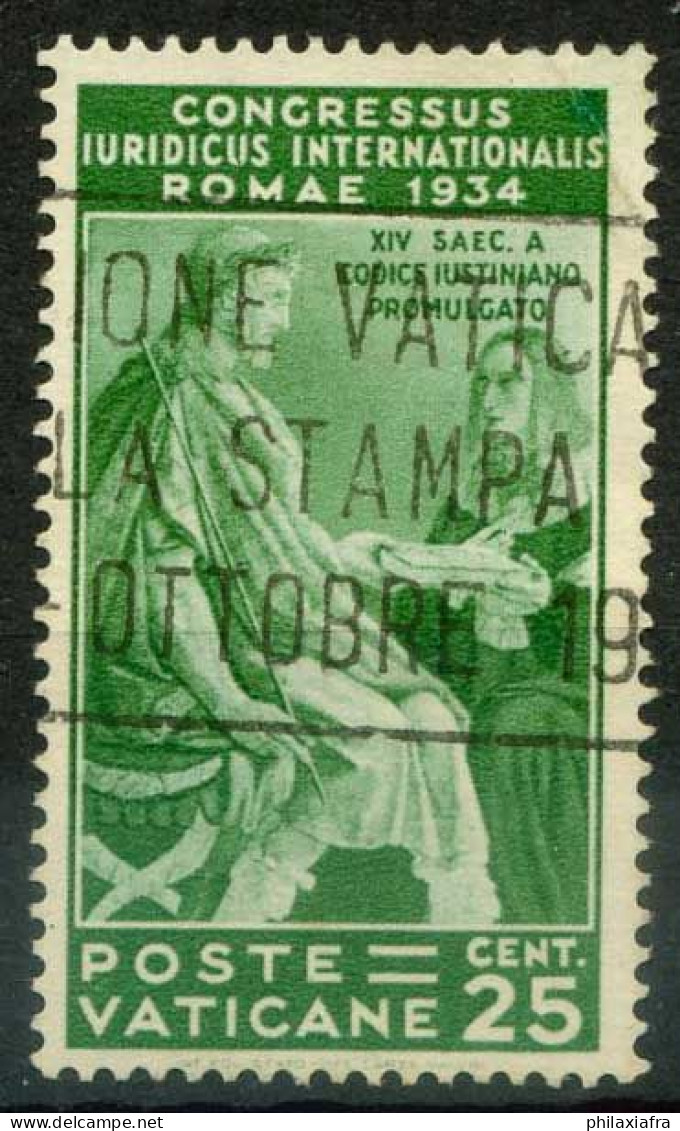 Vatican 1935 Sass. 43 Oblitéré 100% - Used Stamps