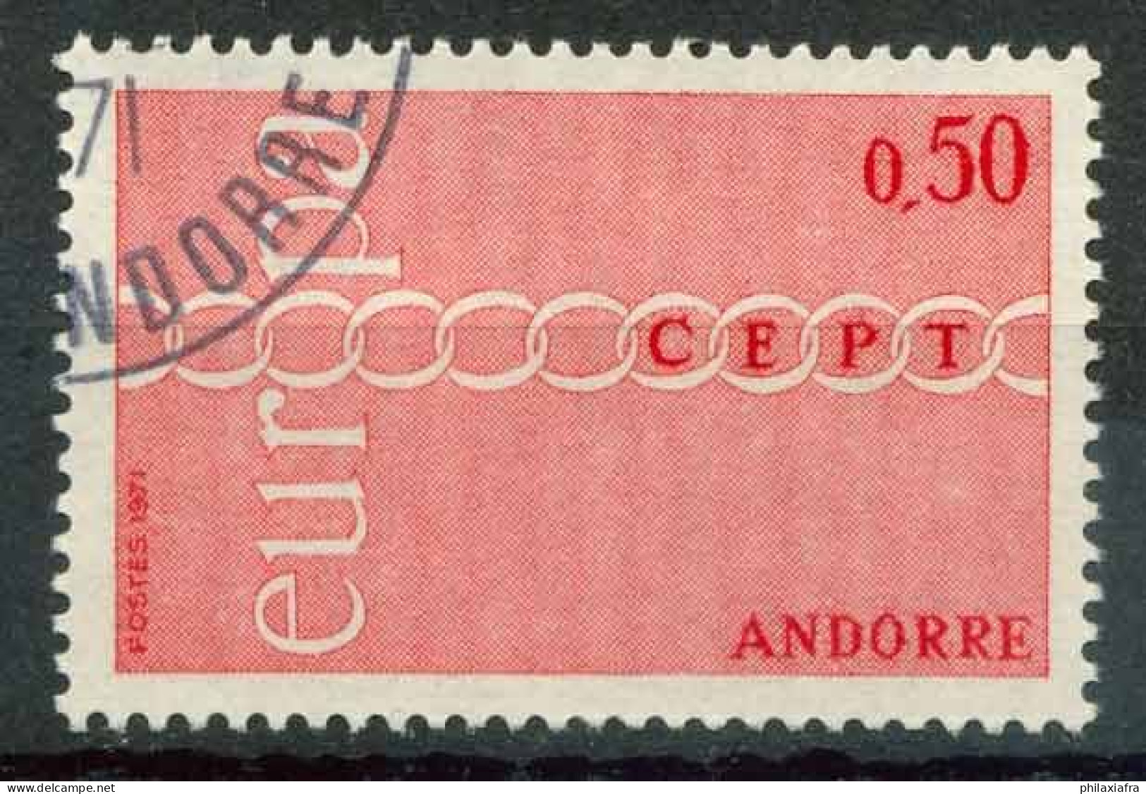 Andorre Français 1971 SG F231 Oblitéré 100% - Gebraucht